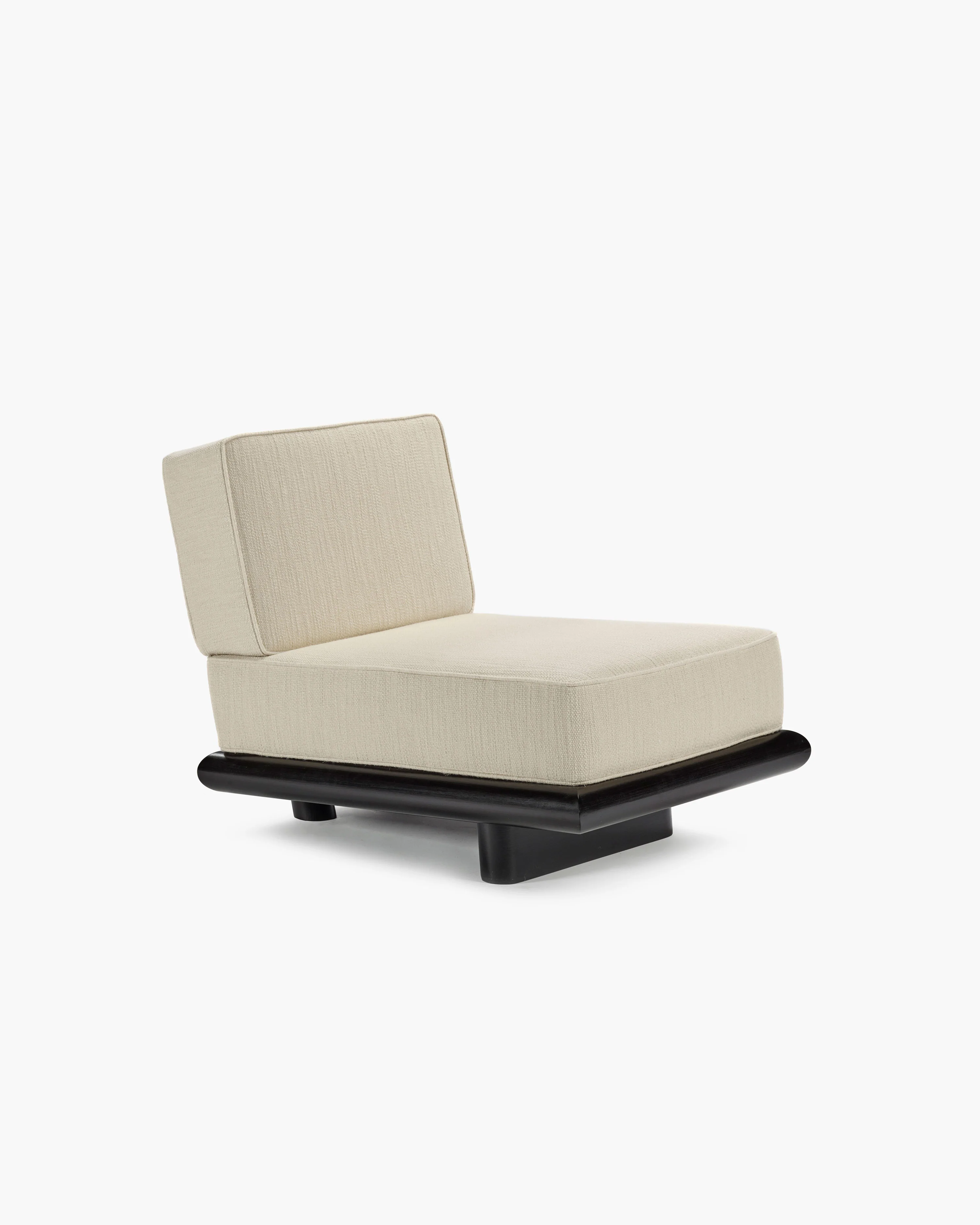 Sofa coco natural + frame oak stained black Ono 1